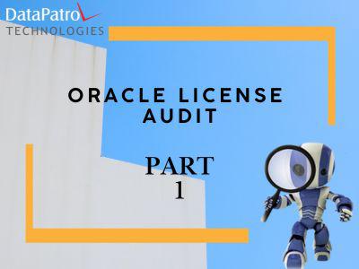 Oracle Database License Audit Part 1